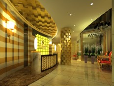 elegant-lobby-with-artistic-yellow-wall-3d-model-max